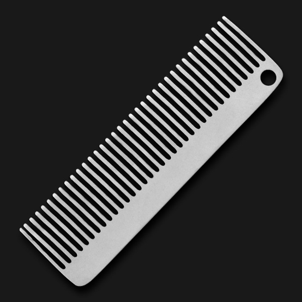 Comb Pocket Titanium - Titanium Comb Anti-Static Portable Camping Comb