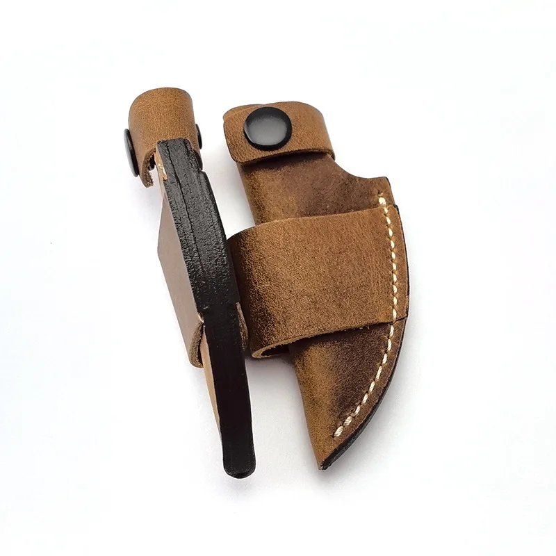 Edc Carry Essentials - Durable Leather Knife Sheath with Secure