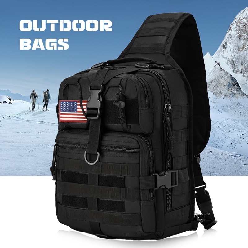 Edc Front Carry Bag - 1pc 6.6gal Tactical Sling Backpack, Single
