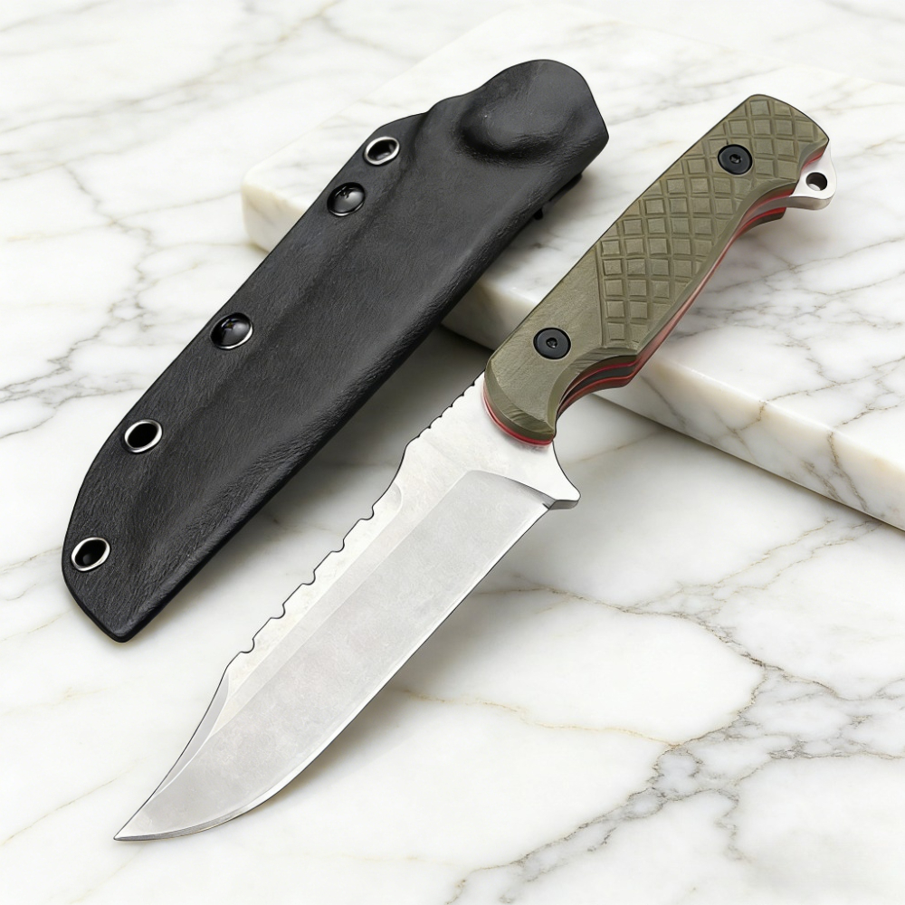 Edc Carry Fixed Blade Knife - Multi-purpose Full Tang Fixed Blade Knife