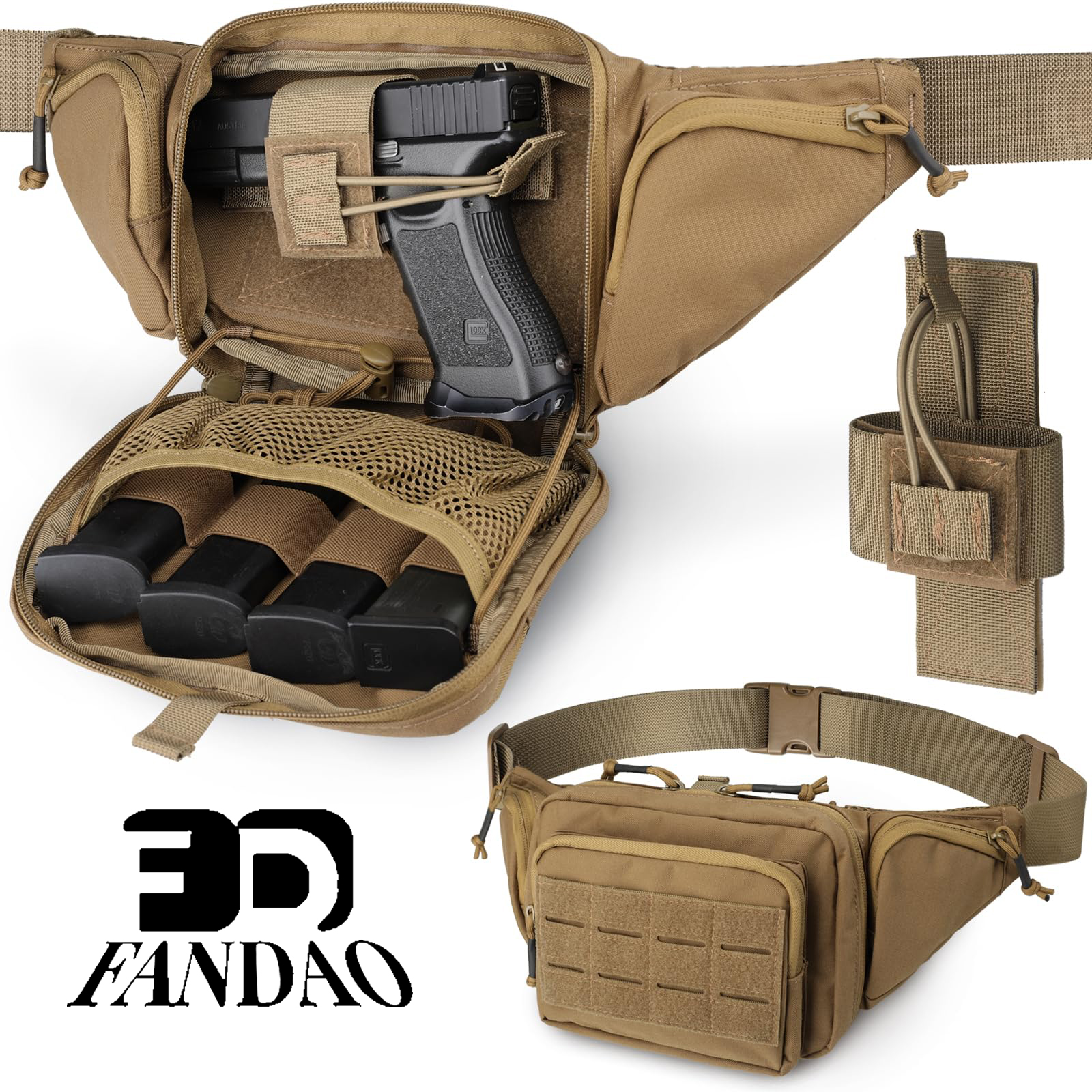 Edc Concealed Carry Fanny Pack - Tactical Concealed Carry Fanny Pack Pistol