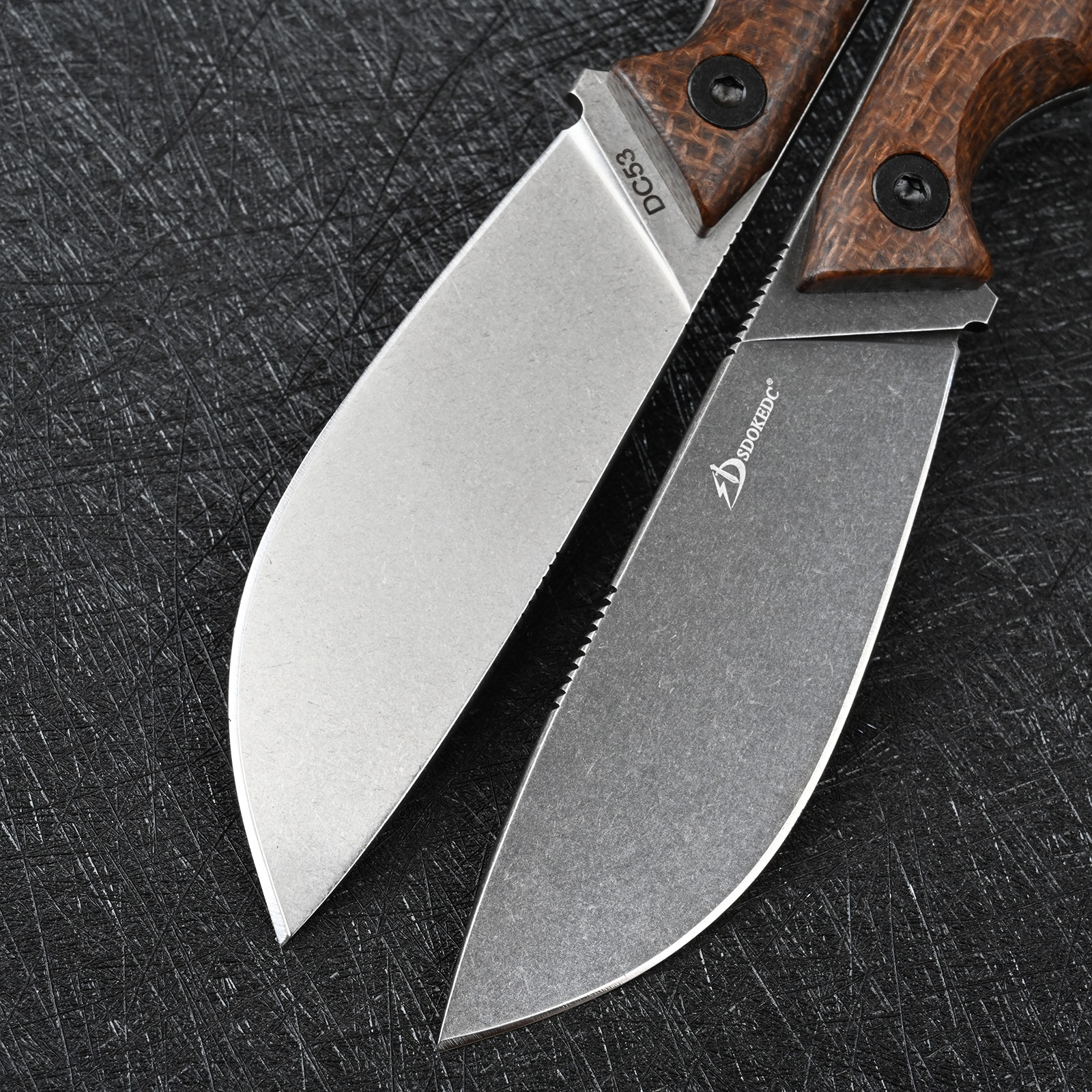 SDOKEDC DC53 Steel EDC Utility - مراجعة Edc Carry Fixed Blade Knife وسعره