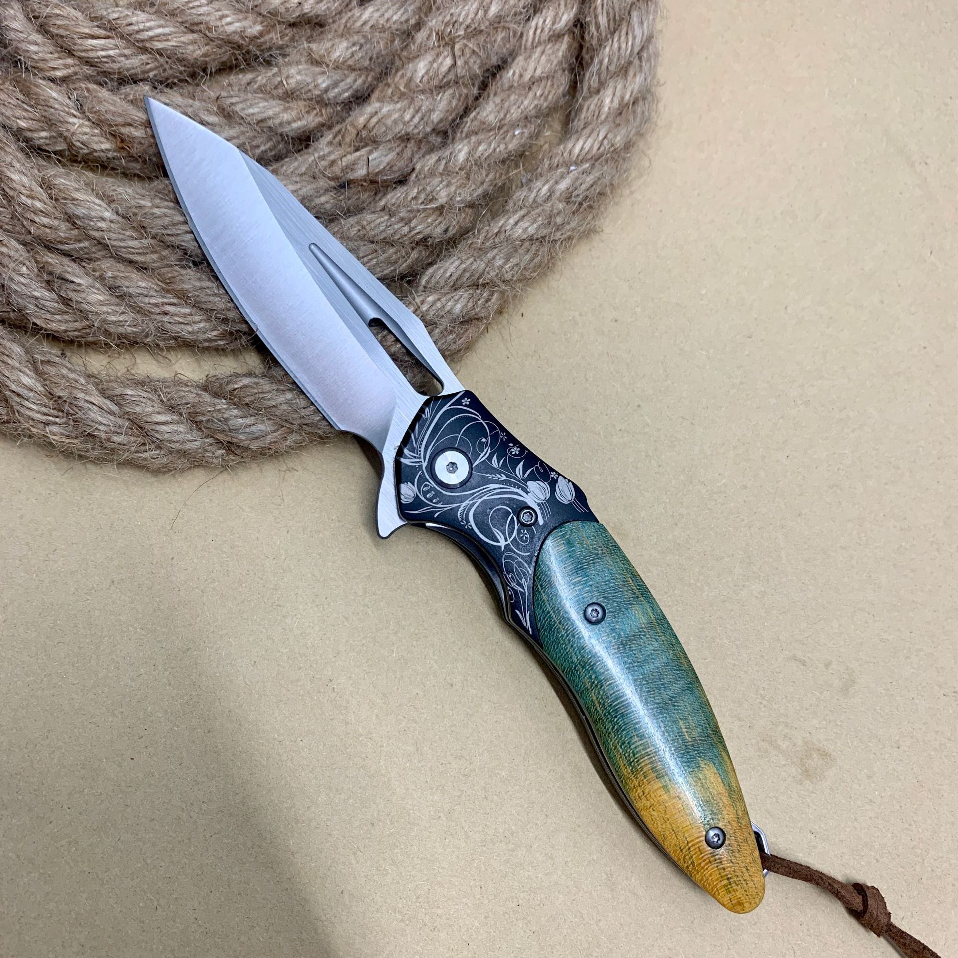 RHON 3.4inch EDC Knife High Ca - مراجعة Edc (Every Day Carry وسعره