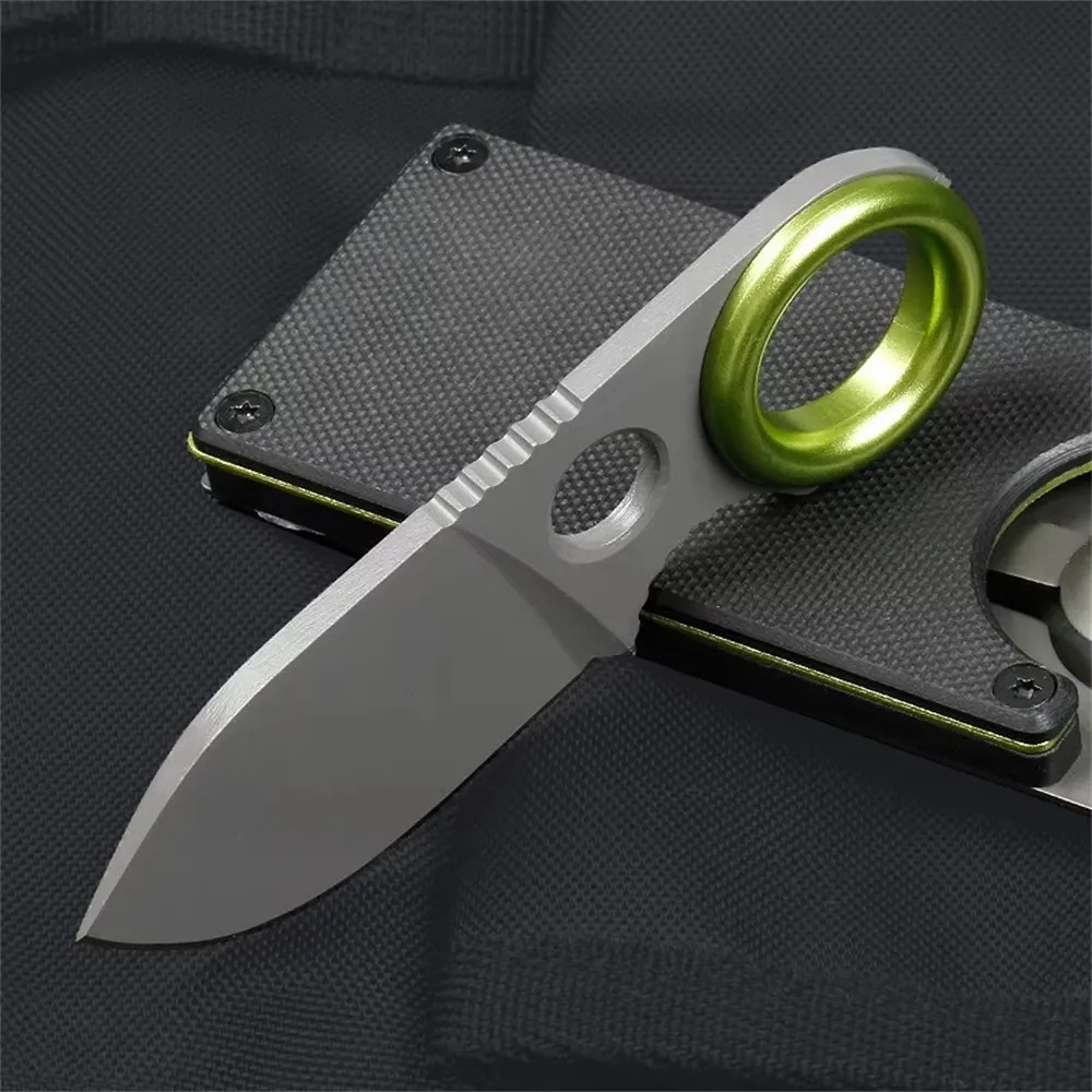 Mini Ring Fixed Blade Knife St - مراجعة Edc Carry Fixed Blade Knife وسعره