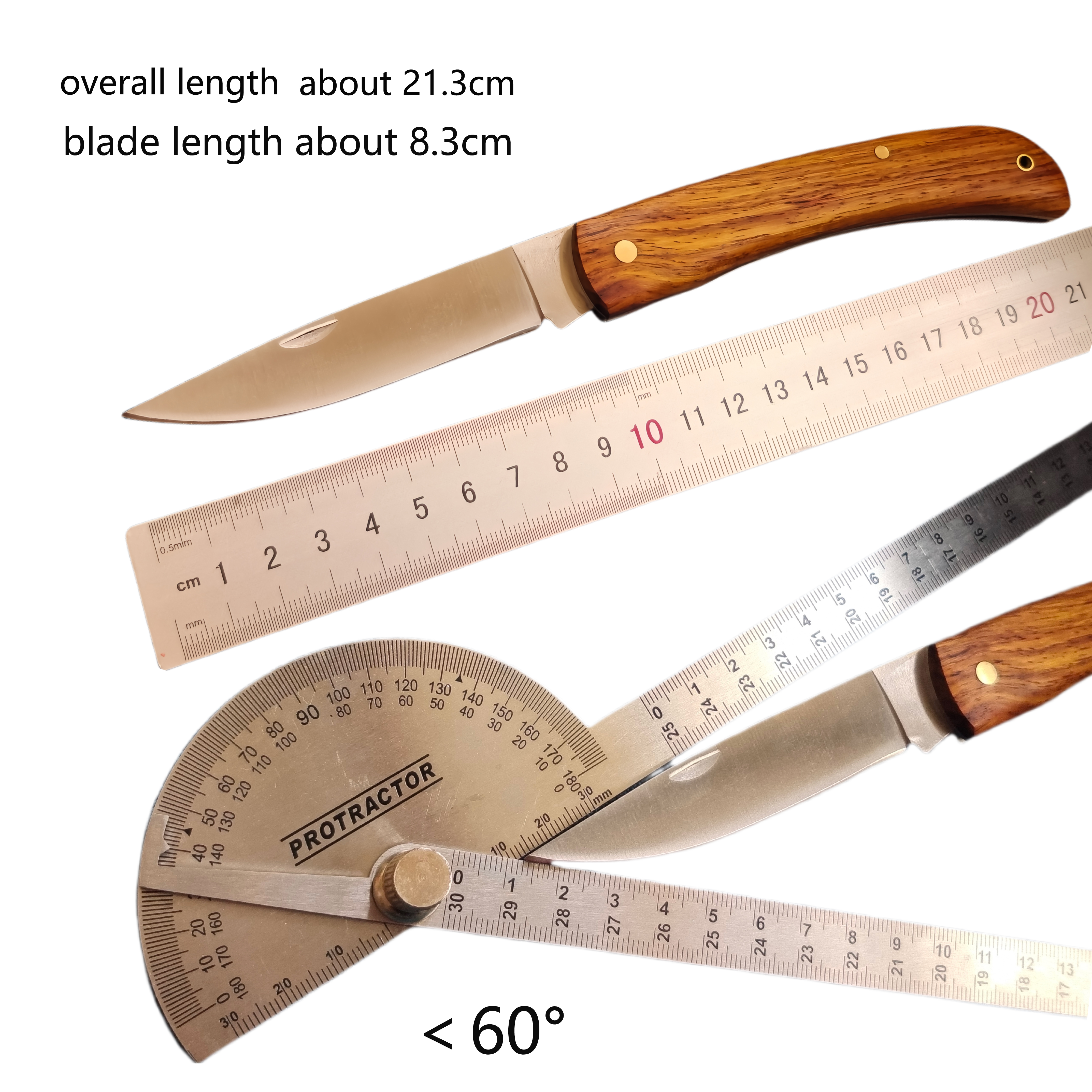 Rosewood Handle Pocket Knife S - مراجعة Edc Carry Pocket Knife وسعره