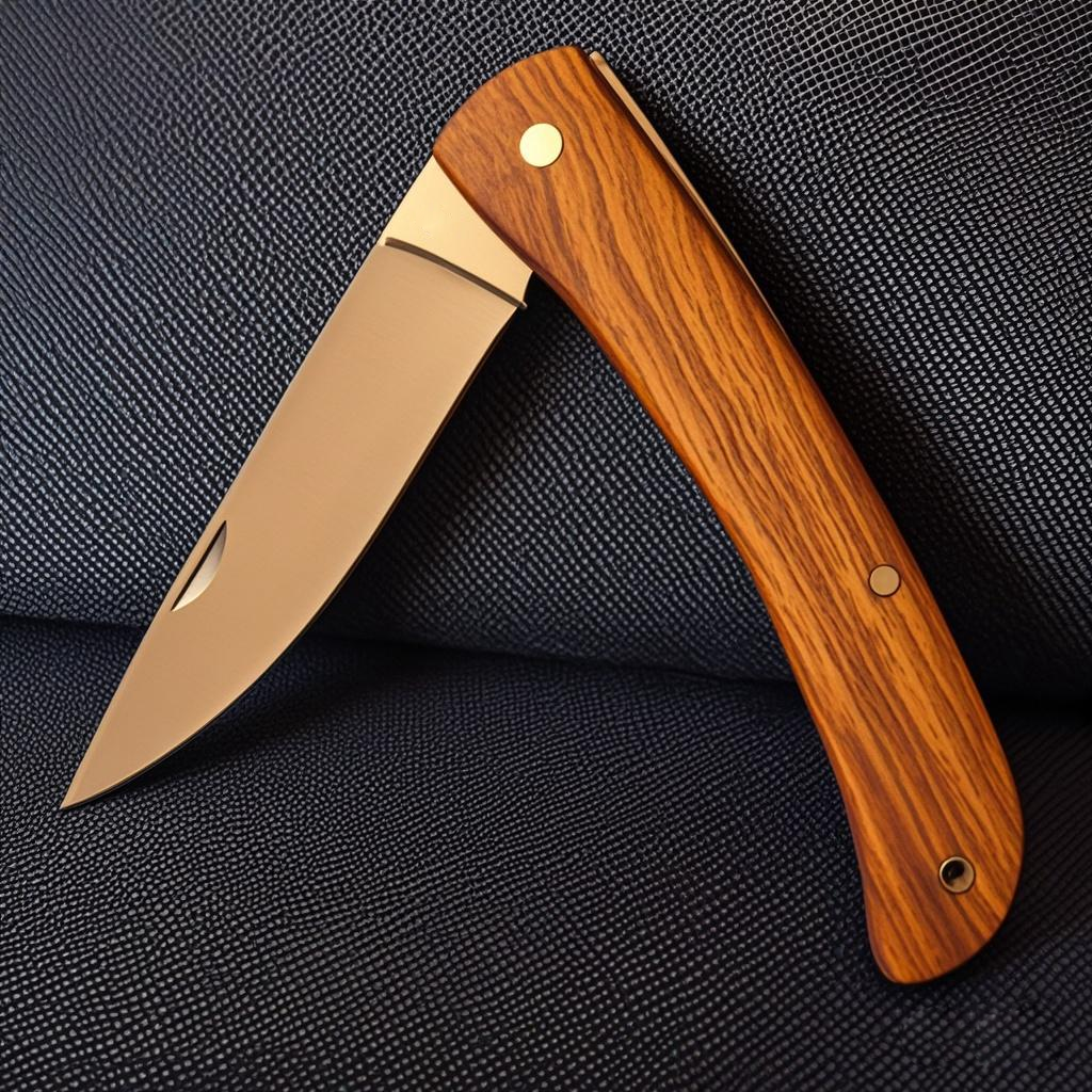 Rosewood Handle Pocket Knife S - مراجعة Edc Carry Pocket Knife وسعره