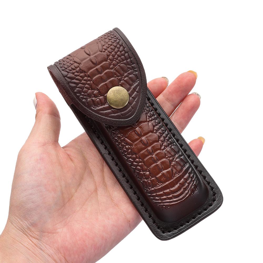 Cowhide Leather Sheath for Fol - مراجعة Edc Everyday Carry Knives وسعره
