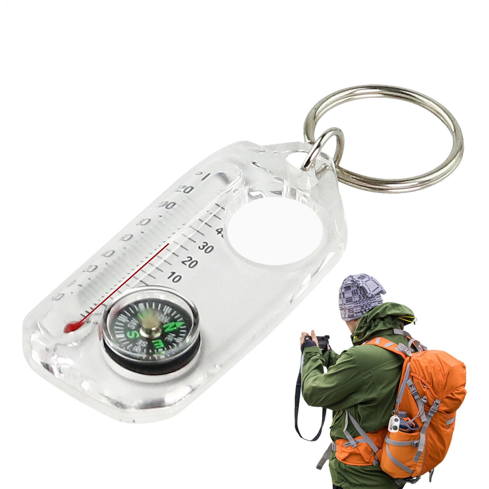 Multifunction Mini Keychain Ca - مراجعة Compass Keychain Mini وسعره