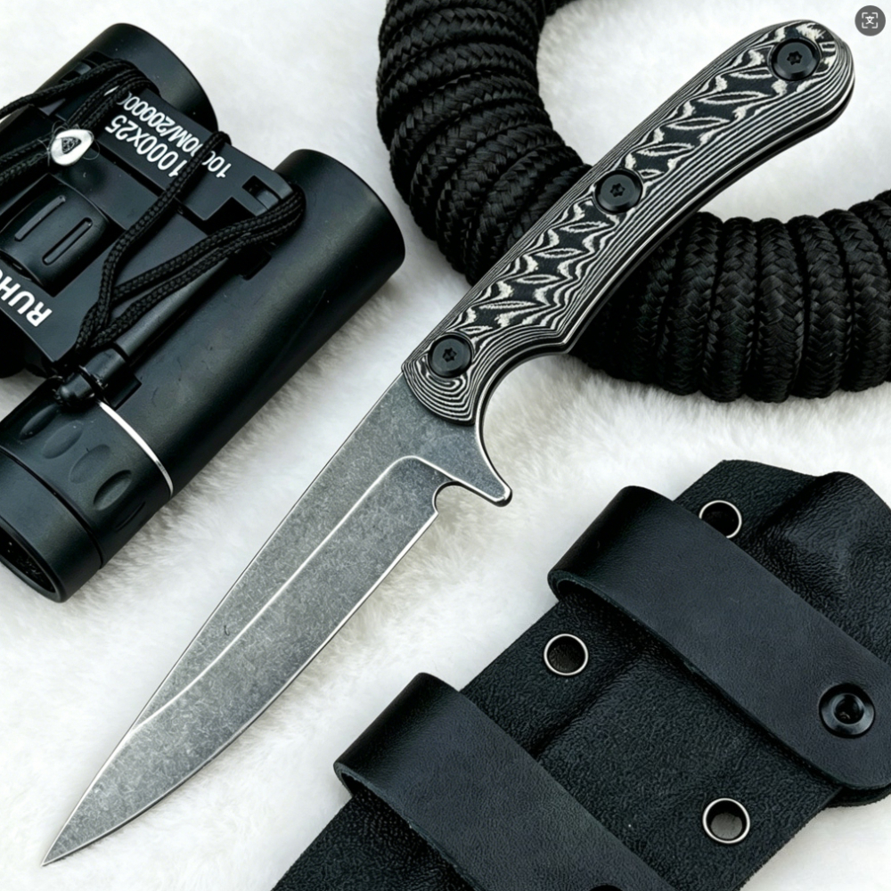 Full Tang Fixed Blade Knives 7 - مراجعة Edc Carry Fixed Blade Knife وسعره