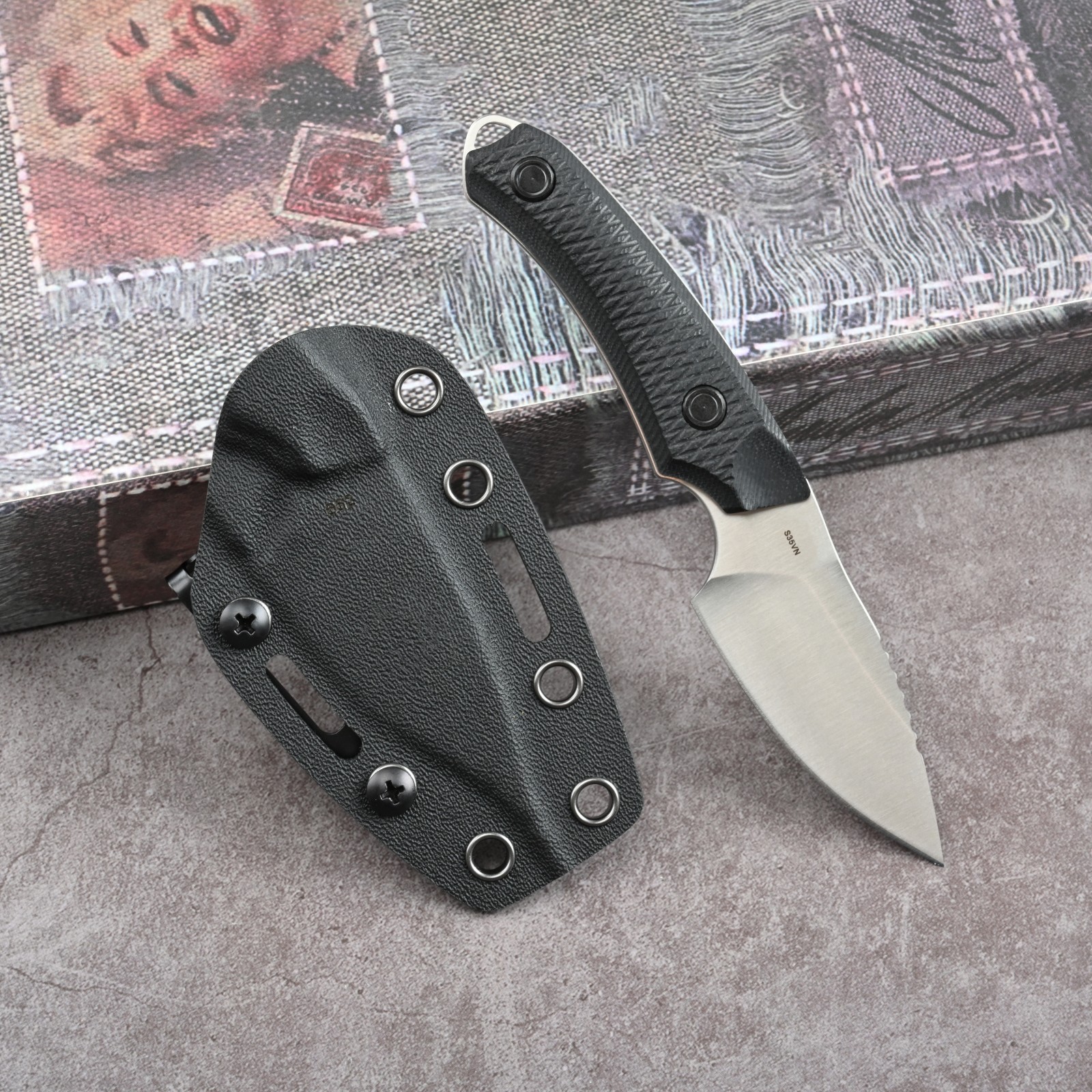 EDC Outdoor Multitool Portable - مراجعة Edc Carry Fixed Blade Knife وسعره