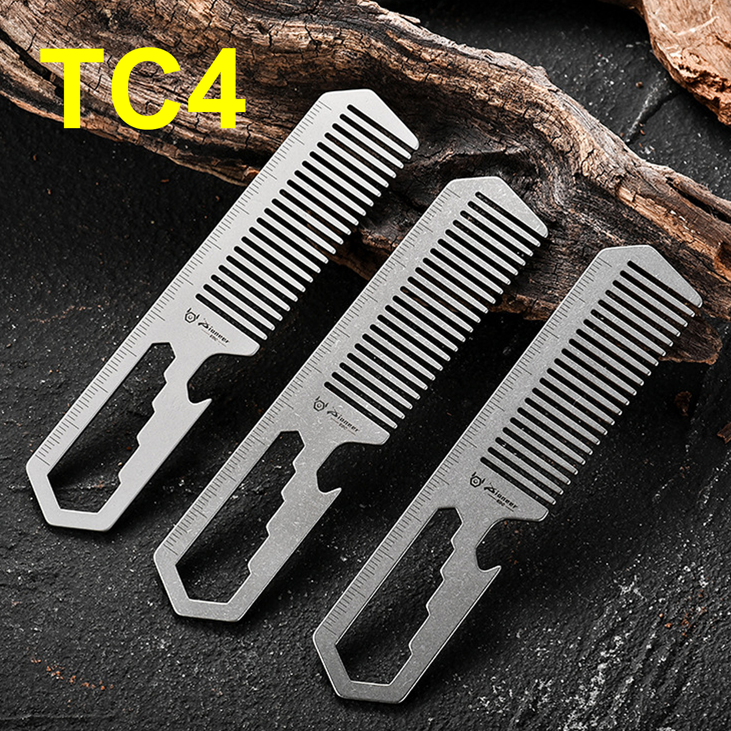 TC4 Titanium Alloy Comb, Bottl - مراجعة Comb Pocket Titanium وسعره
