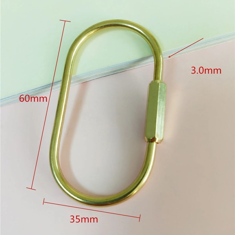 Solid Brass Screw Keychain D-S - مراجعة Edc Car Carry وسعره