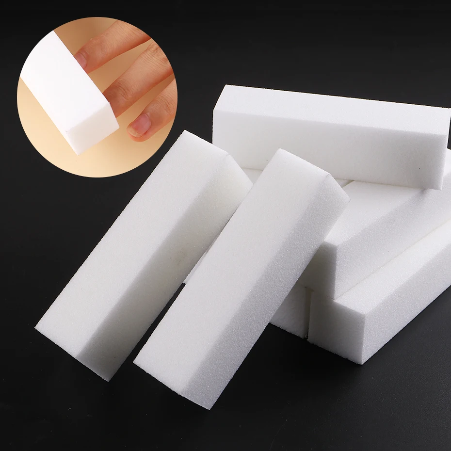 YIKOOLIN 1/20Pcs Sponge Nail B - مراجعة Nail File Titanium وسعره