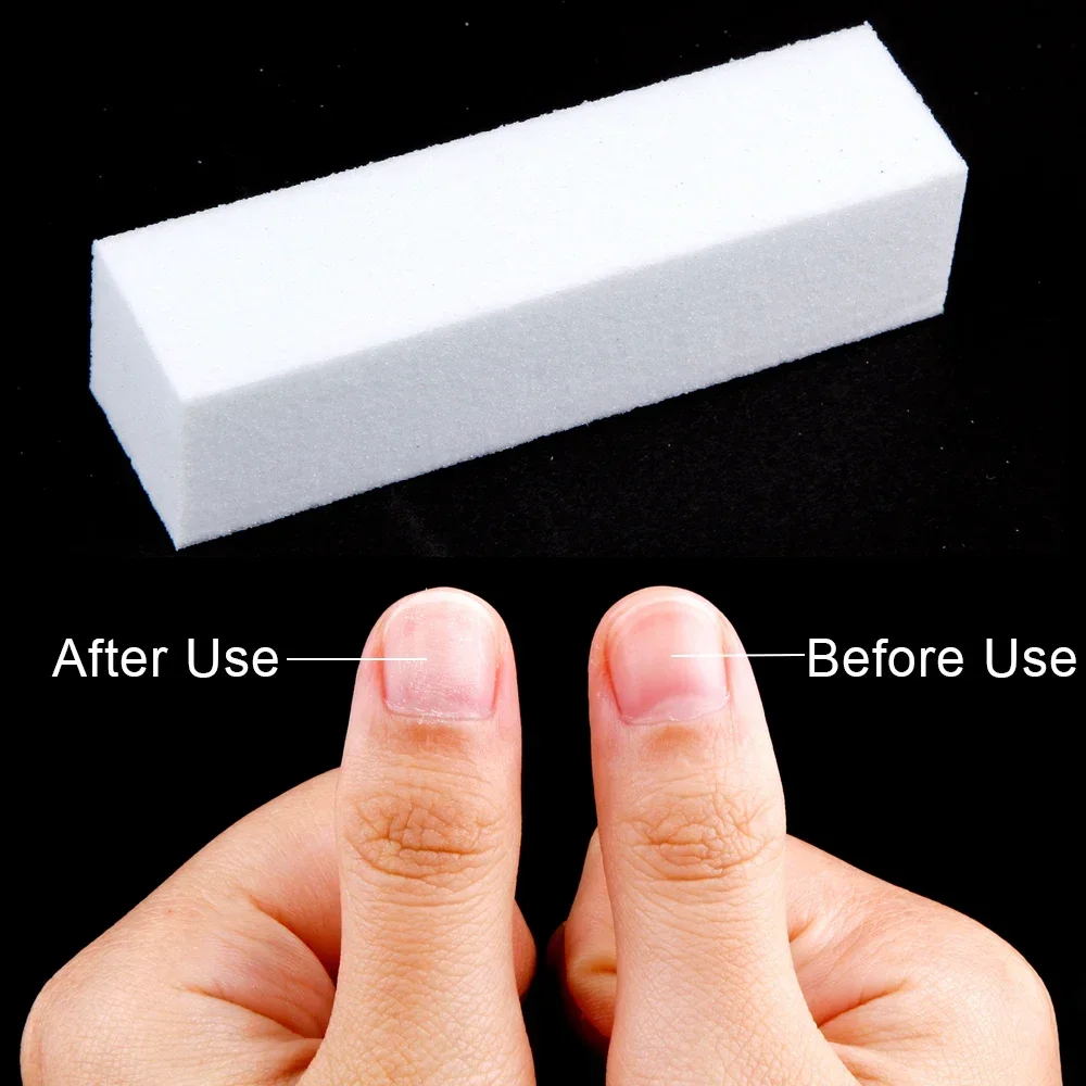 YIKOOLIN 1/20Pcs Sponge Nail B - مراجعة Nail File Titanium وسعره
