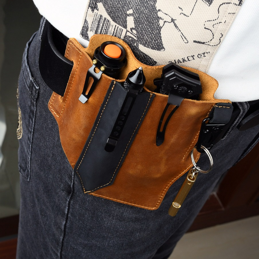 Men Travel Tactical Waist Bag  - مراجعة Edc Carry Pocket Pouch وسعره