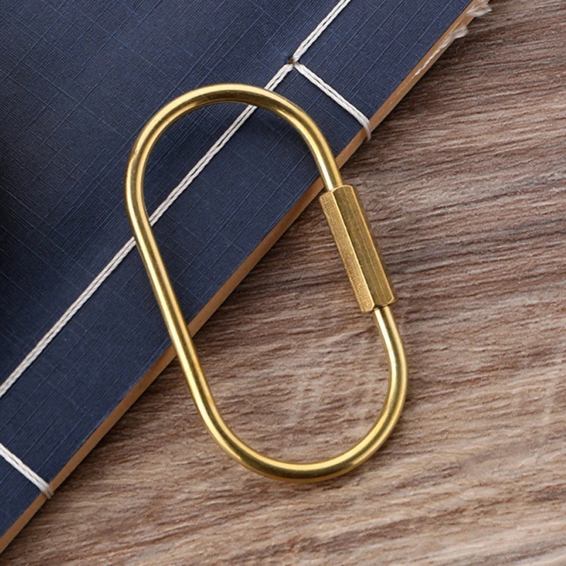 Solid Brass Anti-Lost Keychain - مراجعة Edc Car Carry وسعره