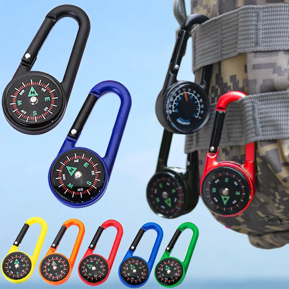 Outdoor Compass Carabiner Mini - مراجعة Compass Keychain Mini وسعره