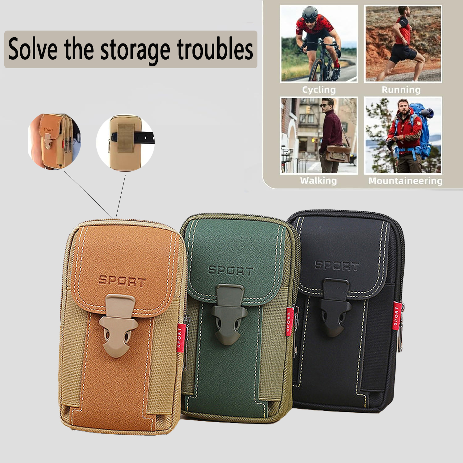 TRALOW Multi Pocket EDC Waist  - مراجعة Edc Carry Pocket Pouch وسعره