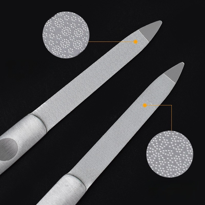1PCS Professional Stainless St - مراجعة Nail File Titanium وسعره
