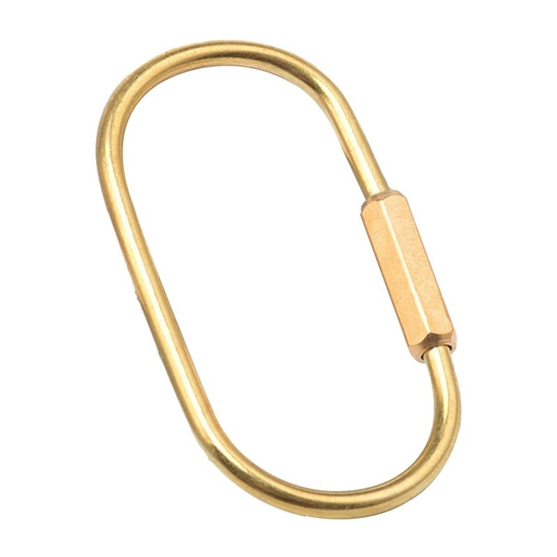Pure Copper Oval Screw Lock Ke - مراجعة Edc Car Carry وسعره