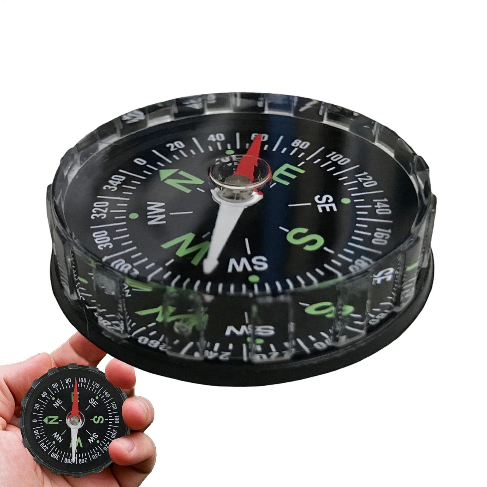 New Waterproof Hiking Compass, - مراجعة Compass Keychain Mini وسعره