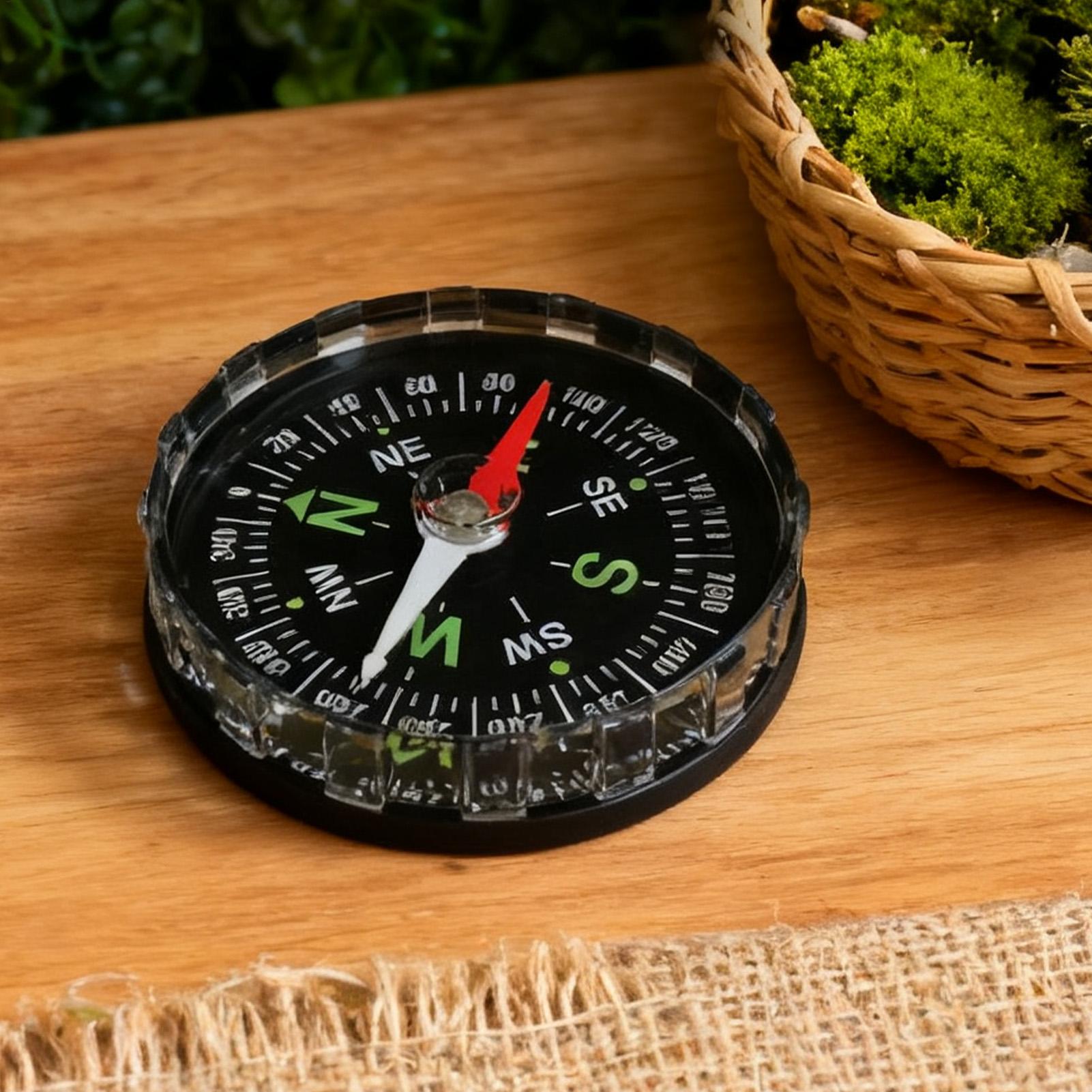 New Waterproof Hiking Compass, - مراجعة Compass Keychain Mini وسعره