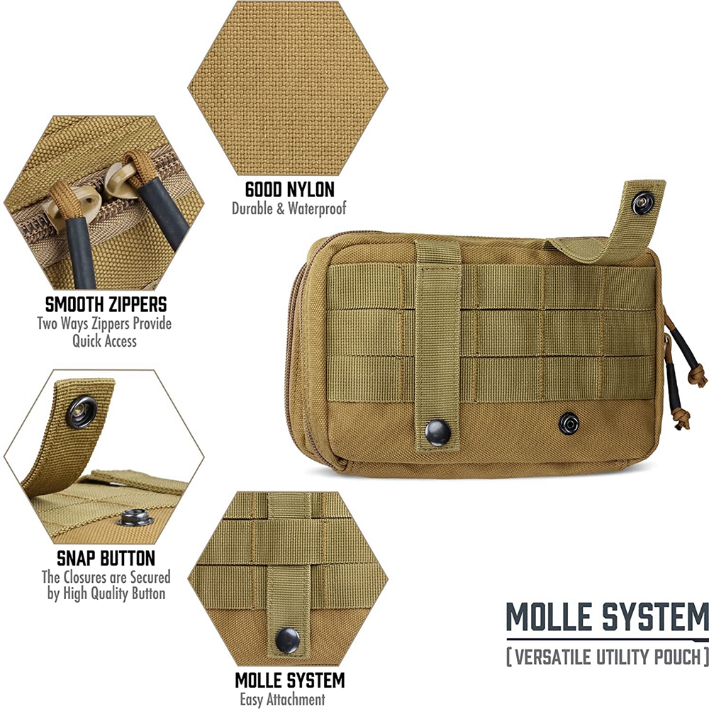 Molle Pouches,Hunting shooting - مراجعة Edc Carry Belt Pouch وسعره