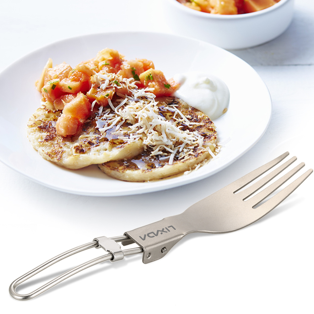 Lixada Titanium Folding Fork U - مراجعة Edc Everyday Carry Knives وسعره