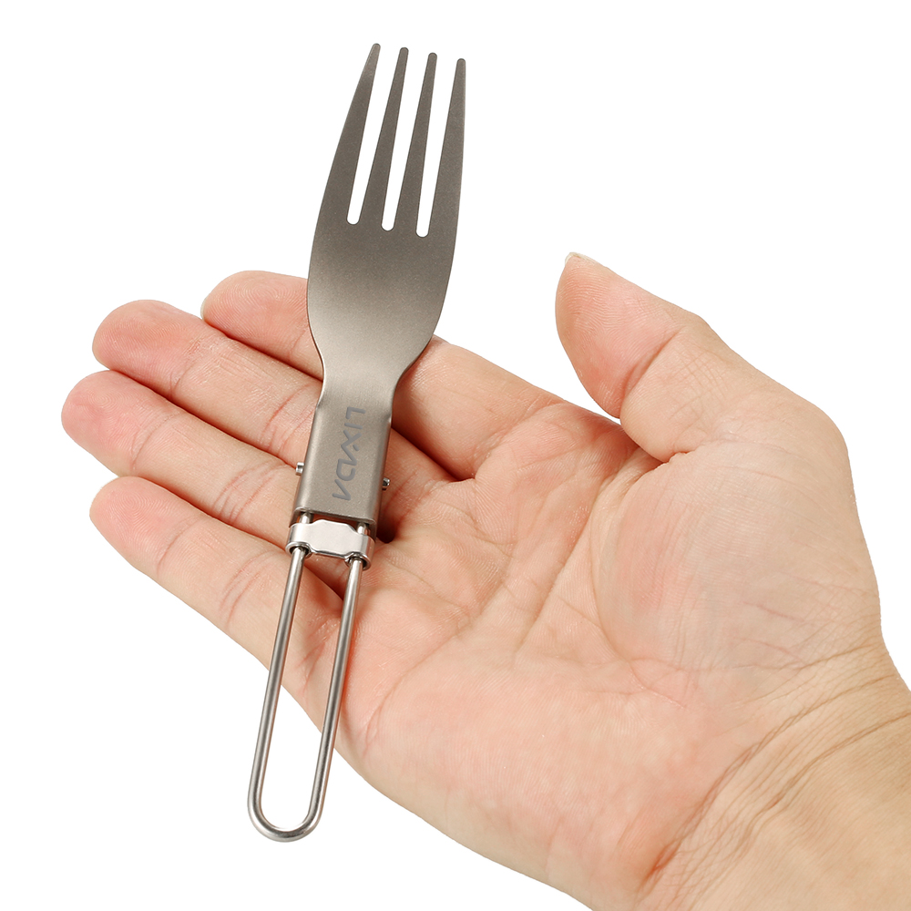 Lixada Titanium Folding Fork U - مراجعة Edc Everyday Carry Knives وسعره