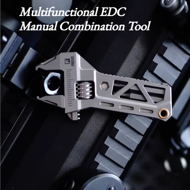 TC4 All-titanium Alloy Wrench  - مراجعة Edc Carry All وسعره