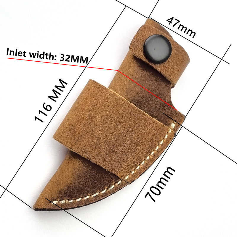 Durable Leather Knife Sheath w - مراجعة Edc Carry Essentials وسعره