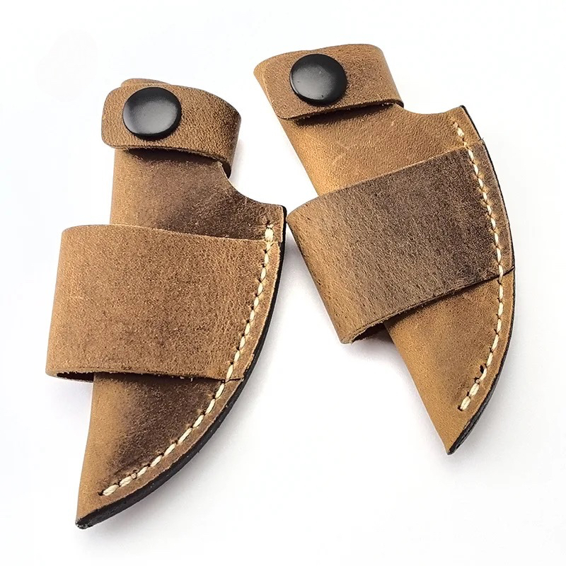 Durable Leather Knife Sheath w - مراجعة Edc Carry Essentials وسعره
