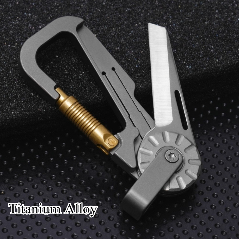 New Mini Titanium Alloy Keycha - مراجعة Edc Car Carry وسعره