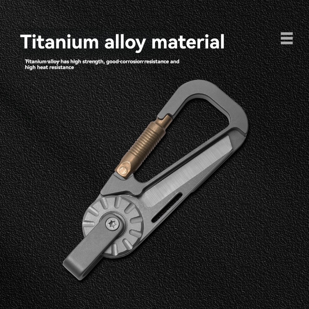 New Mini Titanium Alloy Keycha - مراجعة Edc Car Carry وسعره