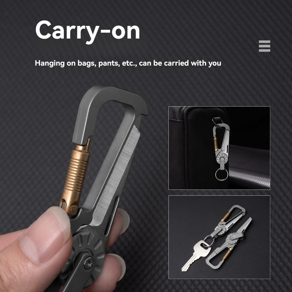New Mini Titanium Alloy Keycha - مراجعة Edc Car Carry وسعره
