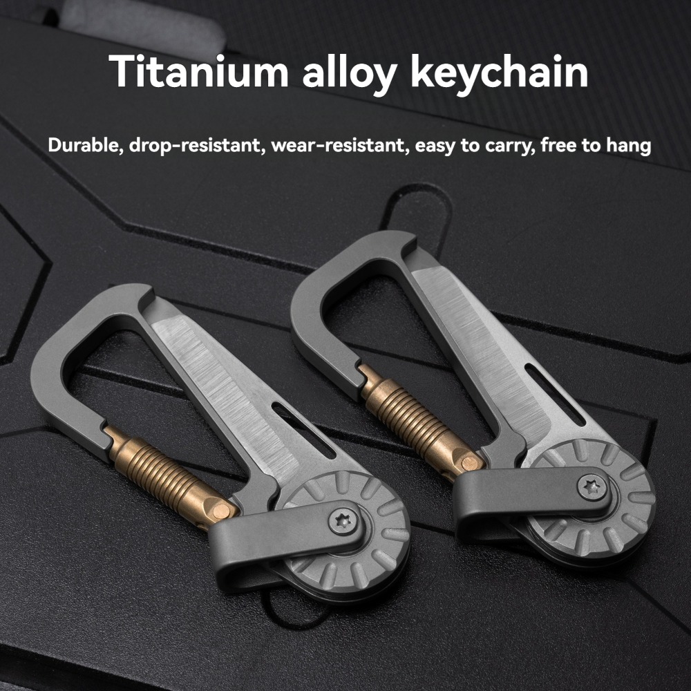 New Mini Titanium Alloy Keycha - مراجعة Edc Car Carry وسعره