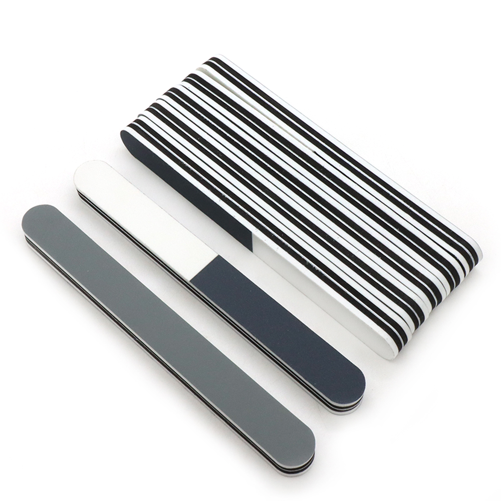 10pcs/lot Thickened Nail Polis - مراجعة Nail File Titanium وسعره