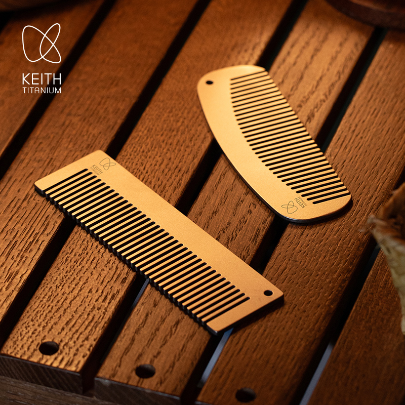 KEITH Titanium Purse Comb for  - مراجعة Comb Pocket Titanium وسعره