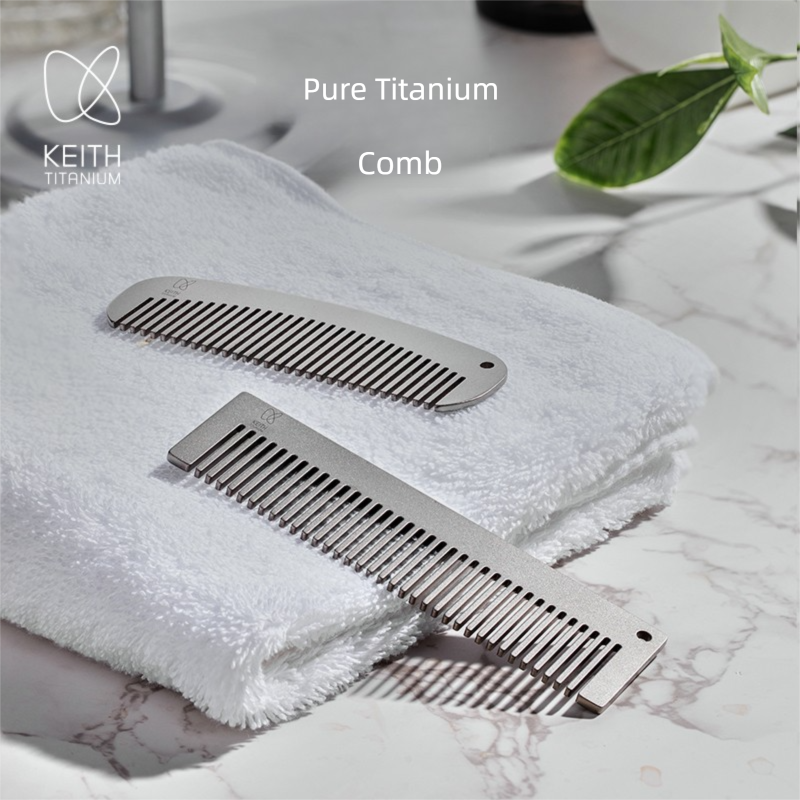 KEITH Titanium Purse Comb for  - مراجعة Comb Pocket Titanium وسعره