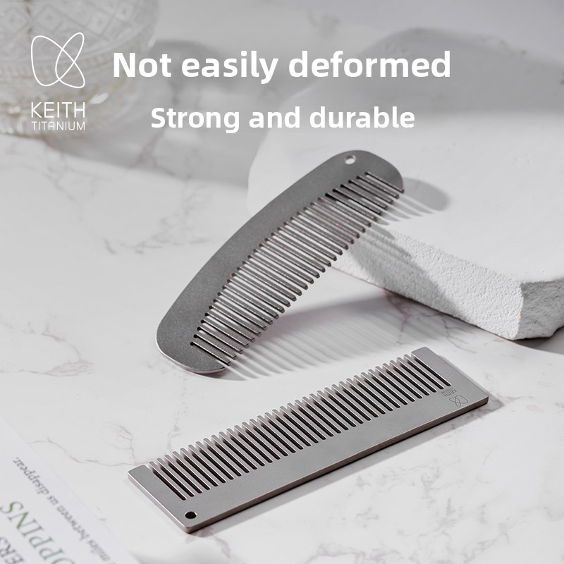 KEITH Titanium Purse Comb for  - مراجعة Comb Pocket Titanium وسعره