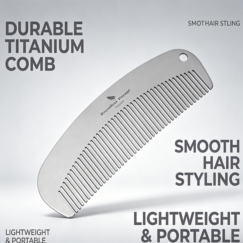 Boundless Voyage Titanium Comb - مراجعة Comb Pocket Titanium وسعره