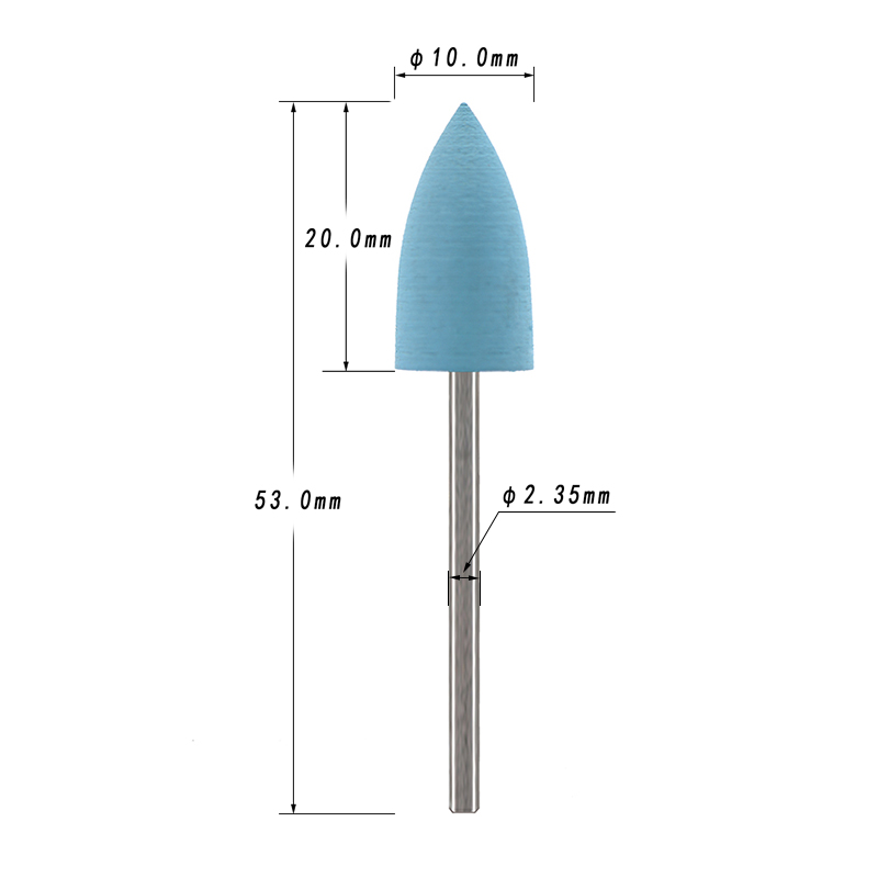 5Pcs/Set Silicone Nail Drill B - مراجعة Nail File Titanium وسعره