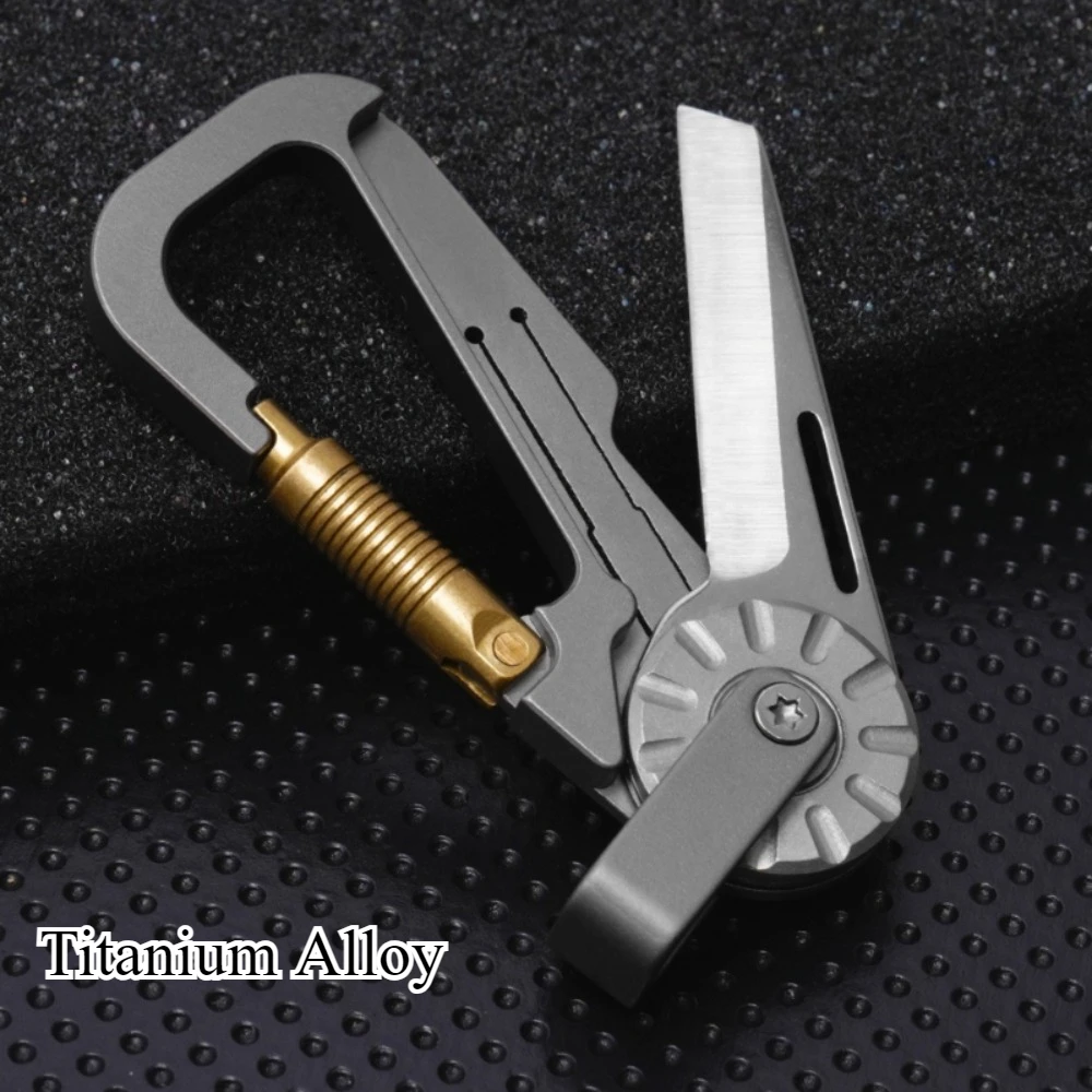 Mini Titanium Alloy Keychain C - مراجعة Edc Car Carry وسعره