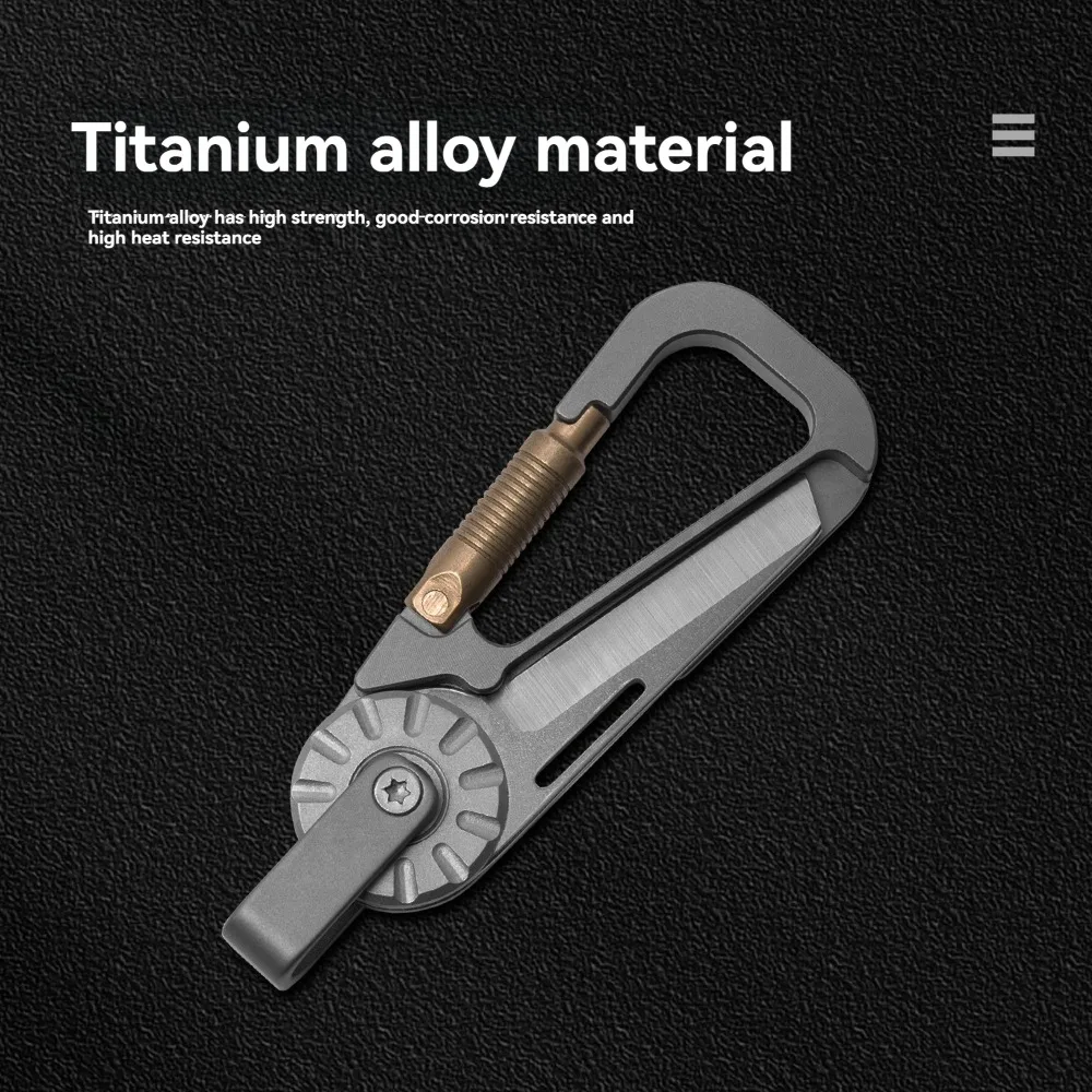Mini Titanium Alloy Keychain C - مراجعة Edc Car Carry وسعره