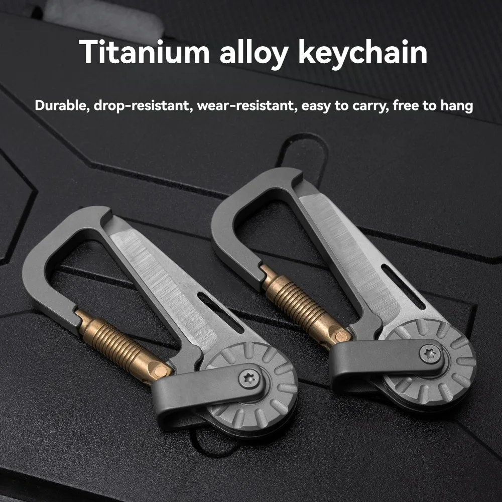 Mini Titanium Alloy Keychain C - مراجعة Edc Car Carry وسعره
