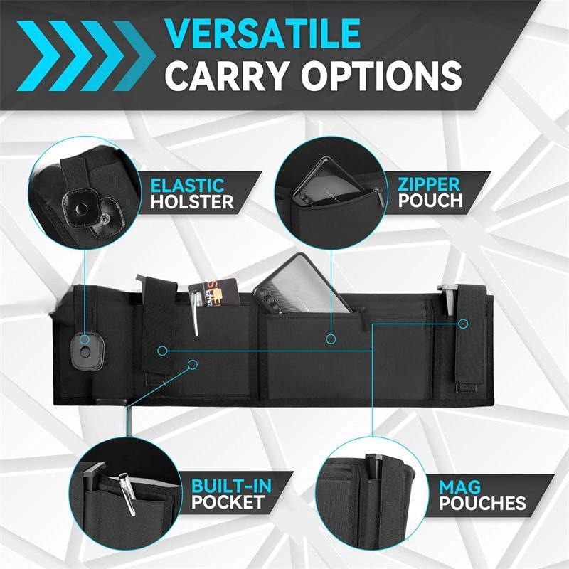 Belly Band Gun Holster Conceal - مراجعة Edc Carry Belt Pouch وسعره
