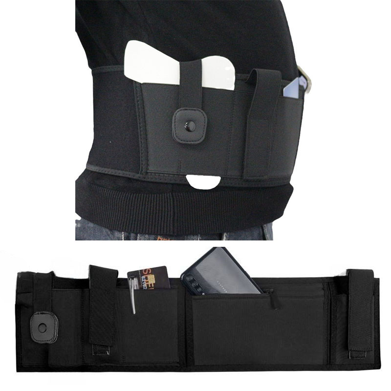 Belly Band Gun Holster Conceal - مراجعة Edc Carry Belt Pouch وسعره