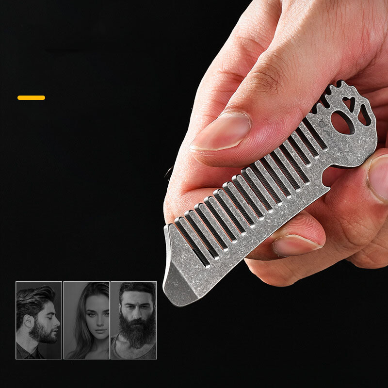 FEGVE Titanium alloy comb with - مراجعة Comb Pocket Titanium وسعره