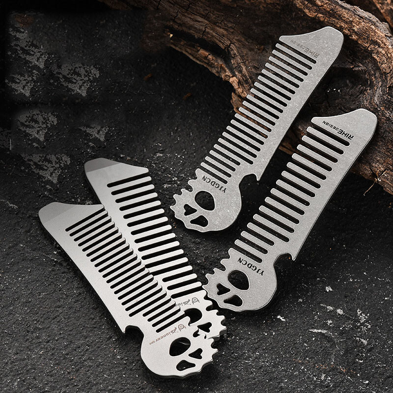 FEGVE Titanium alloy comb with - مراجعة Comb Pocket Titanium وسعره