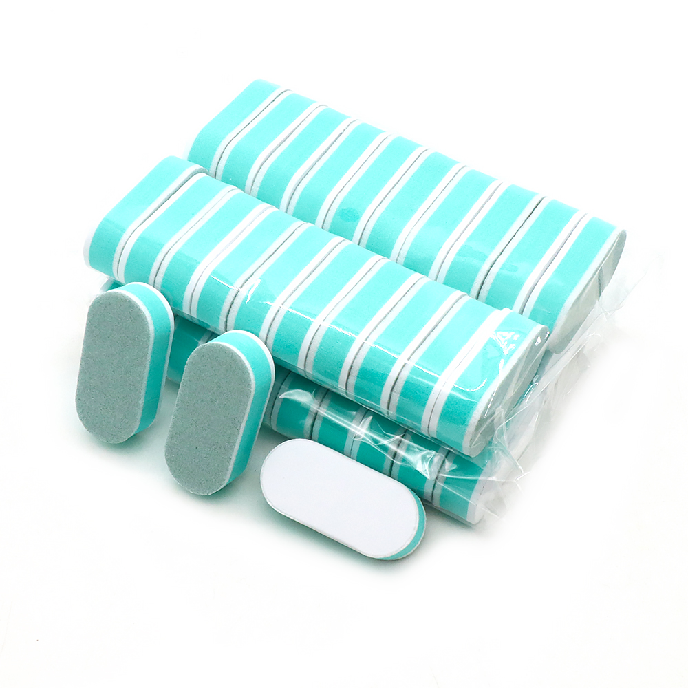 10/60/120pcs Mini Nail Buffer  - مراجعة Nail File Titanium وسعره